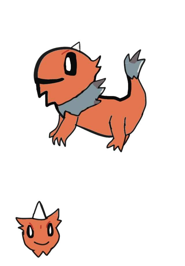 my bearded dragon fakemon | Pokémon Amino