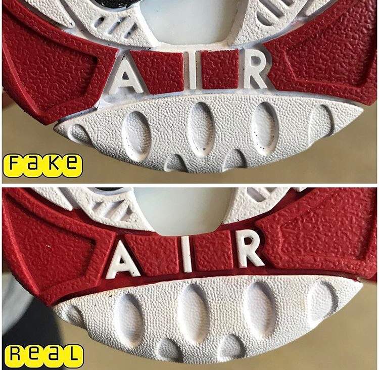 uptempo fake vs real
