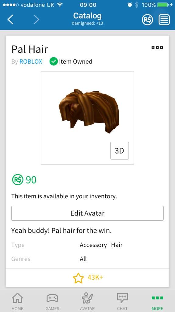 Bacon Hair Robux Roblox Amino - what should i do with 3 robux roblox amino
