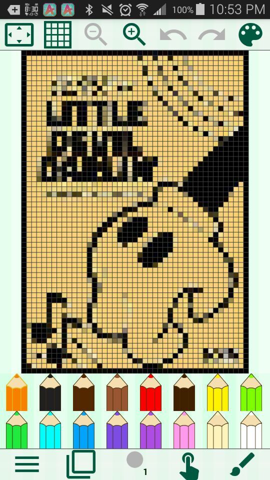 bendy pixel art grid