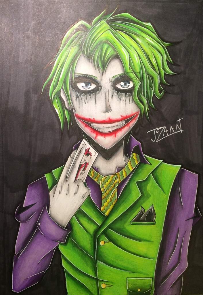 The Joker Drawing Batman Drawing Amino