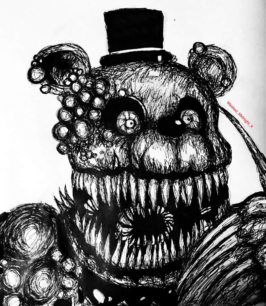 Twisted Freddy Drawing.