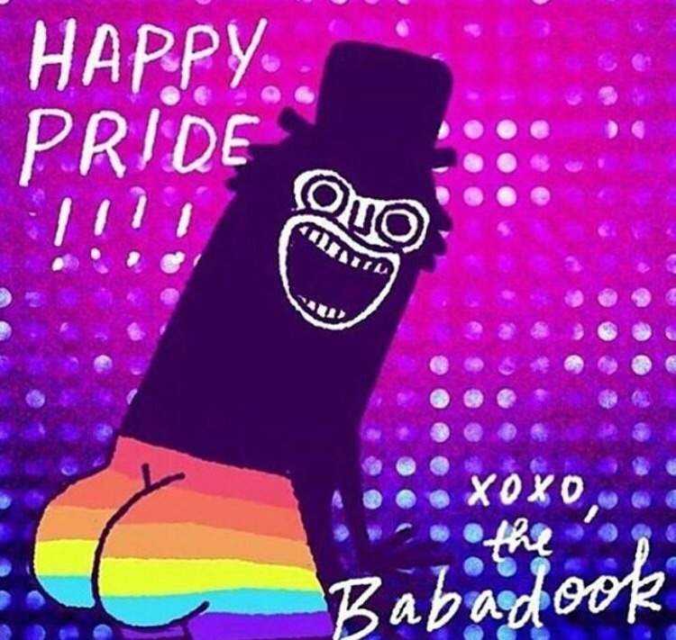 why is babadook a gay pride symbol