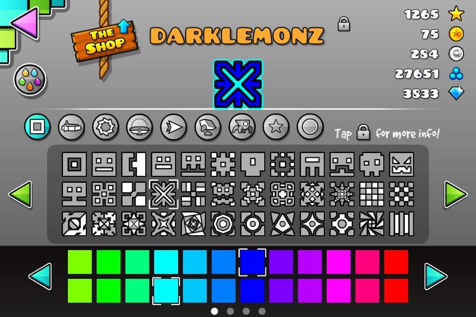 geometry dash icon coloring page