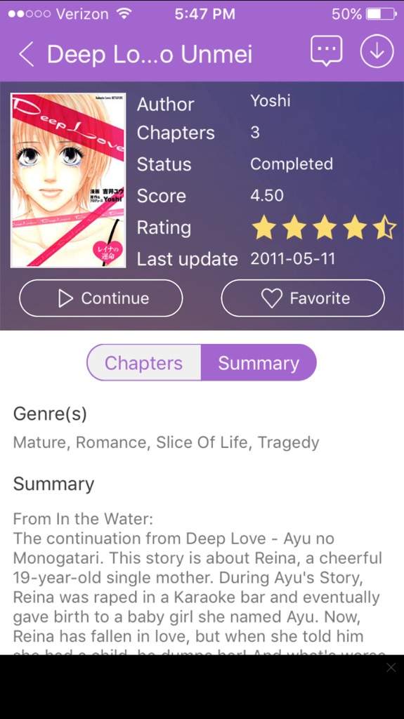 Deep Love Reina No Unmei Manga Amino