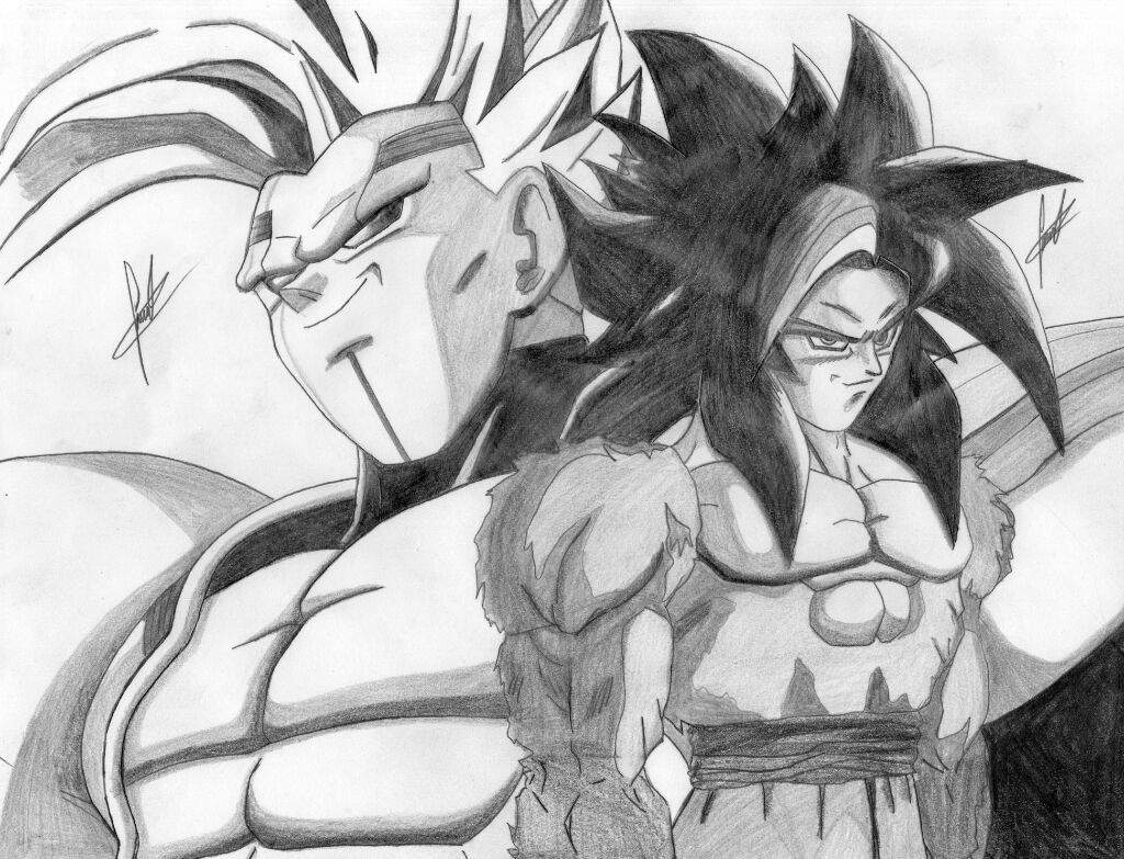 Baby Vegeta y Goku Fase 4 | •Arte Amino• Amino