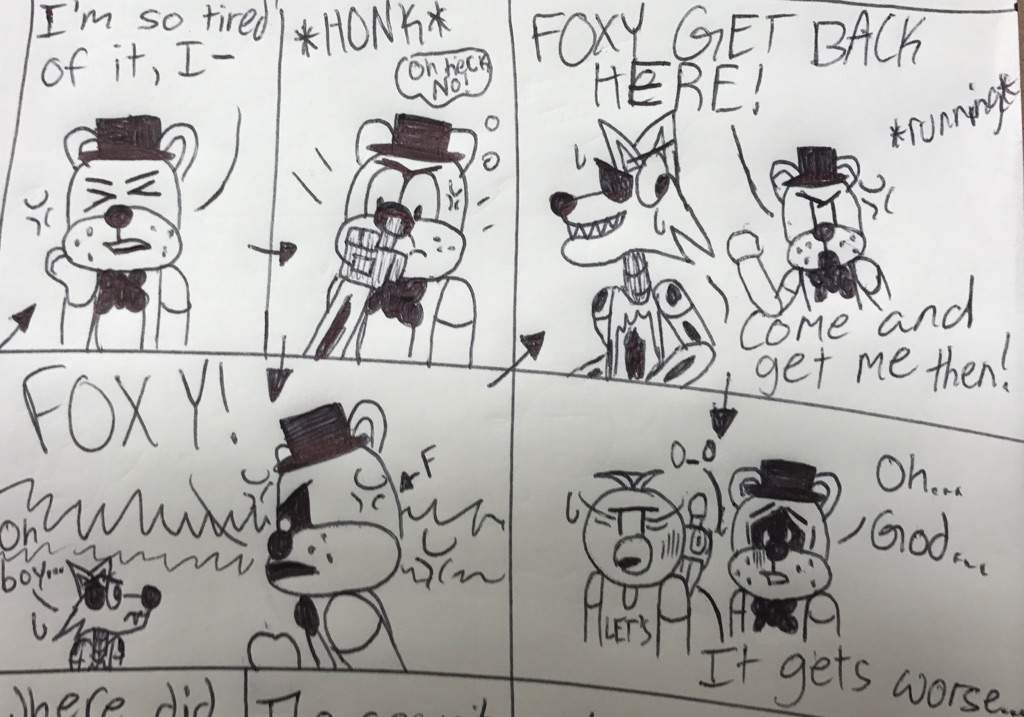 Fnaf Comics: #15 Triggered Freddy :d 