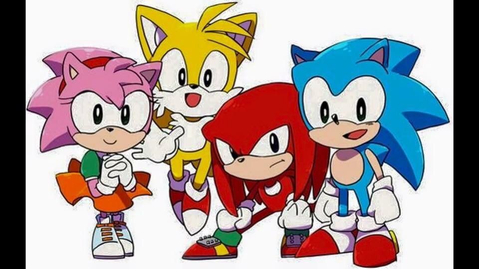 Awww these are my Sonic friends this is when they are kids.
