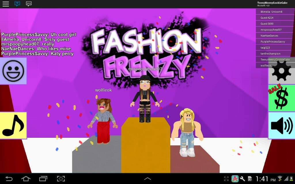 Me Playing Fashion Frenzy Roblox Amino - roblox fashion frenzy game