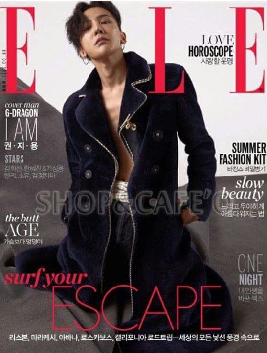 GD ELLE Korea July | Big Bang Amino Amino