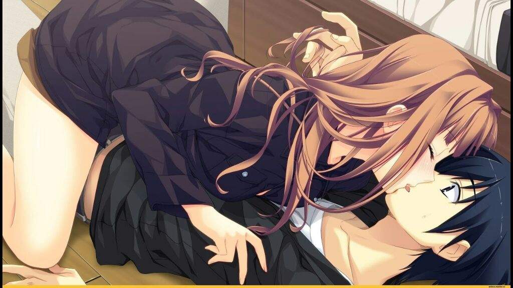Anime panties woman couple