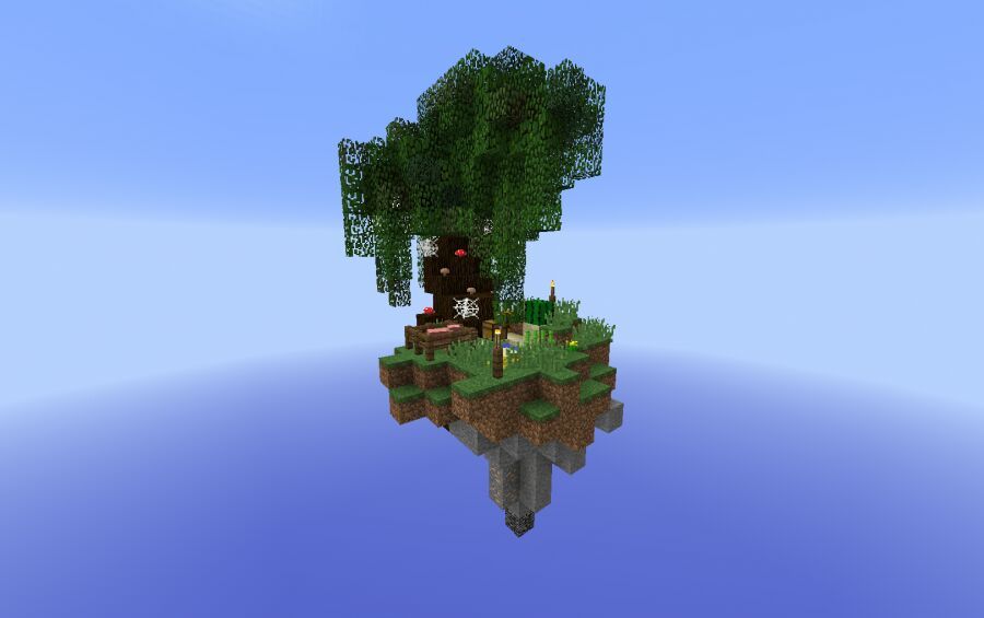 Minecraft Floating Island Schematic