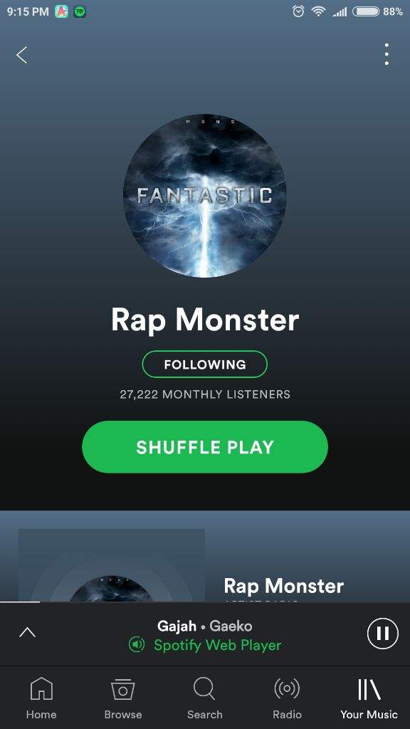 Spotify profile picture size