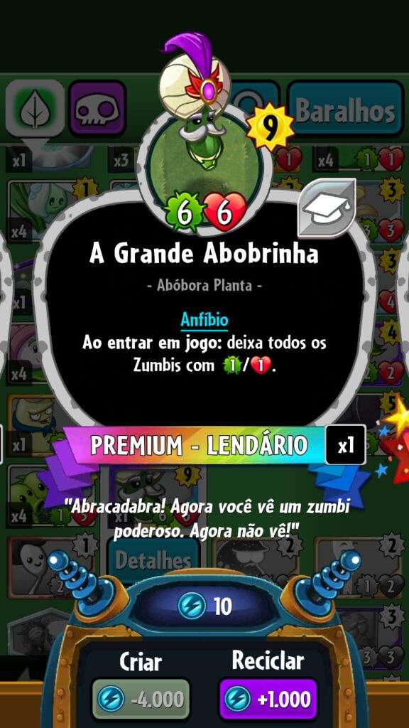 Minhas cartas lendárias de PVZ Heroes | 🌱 Plants Vs Zombies💀 Amino