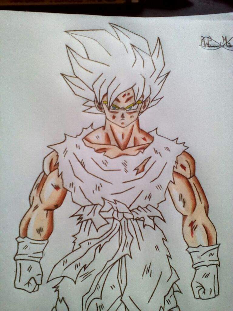 Drawing Goku SSJ In Namek | DragonBallZ Amino