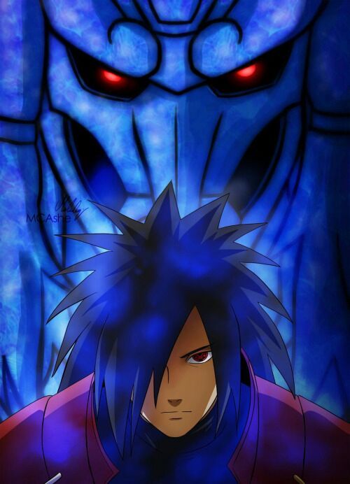 madara uchiha susanoo blue