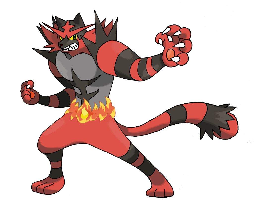 Realistic Incineroar Art | Pokémon Amino