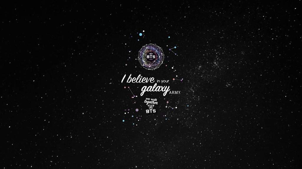 Galaxy Aesthetic Bts Army Logo