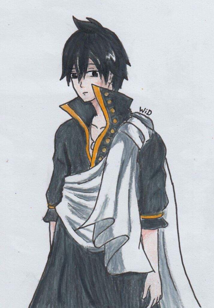 zeref fairy tail drawing