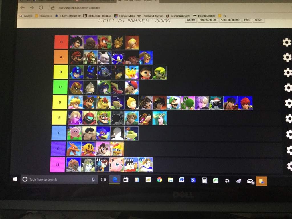 Ike Matchup Chart 3.0 and a Tier List Smash Amino