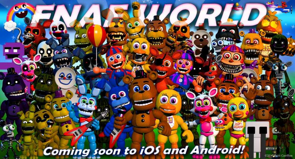 how to make a fnaf world character