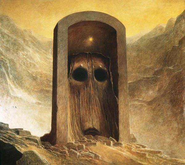 Trippy Art by Zdzislaw Beksinski | Horror Amino