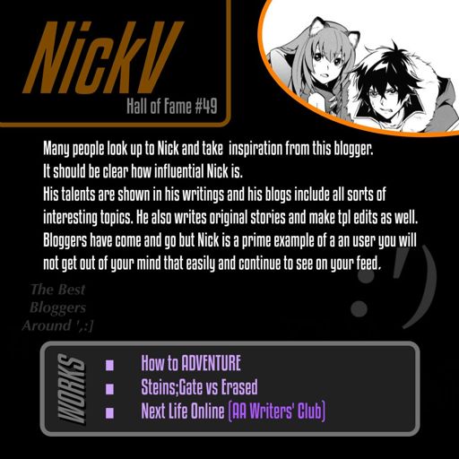 NickV | Wiki | Anime Amino