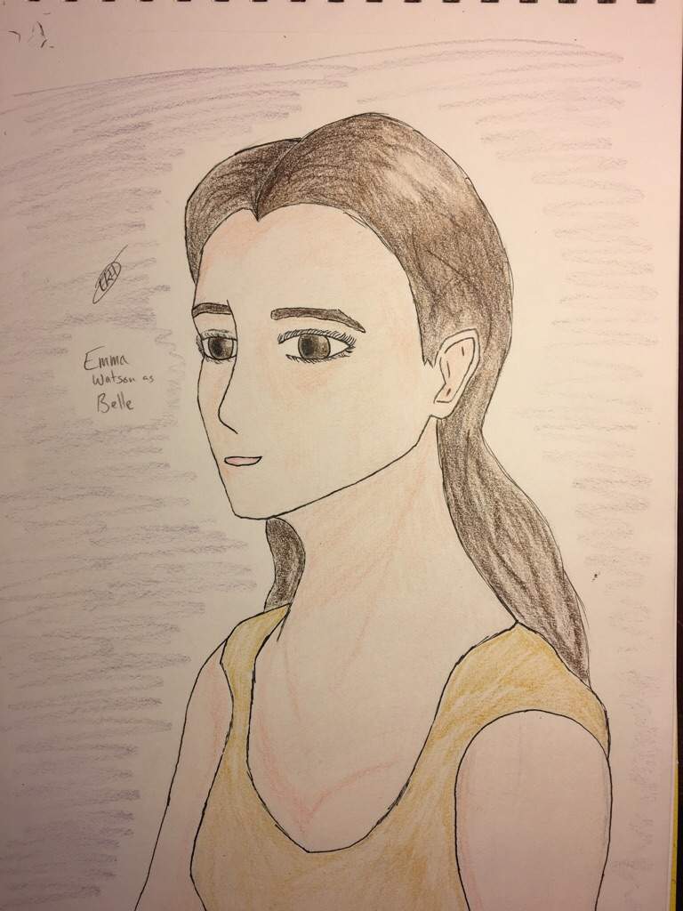 A Realistic Animated Version Of Emma Watson As Belle