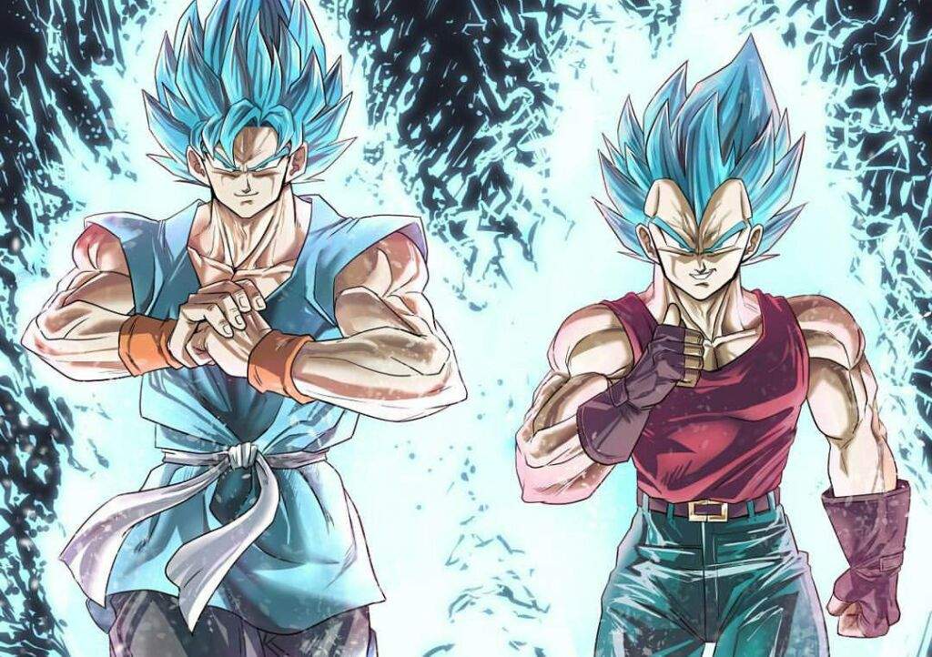 ssjb goku and vegeta