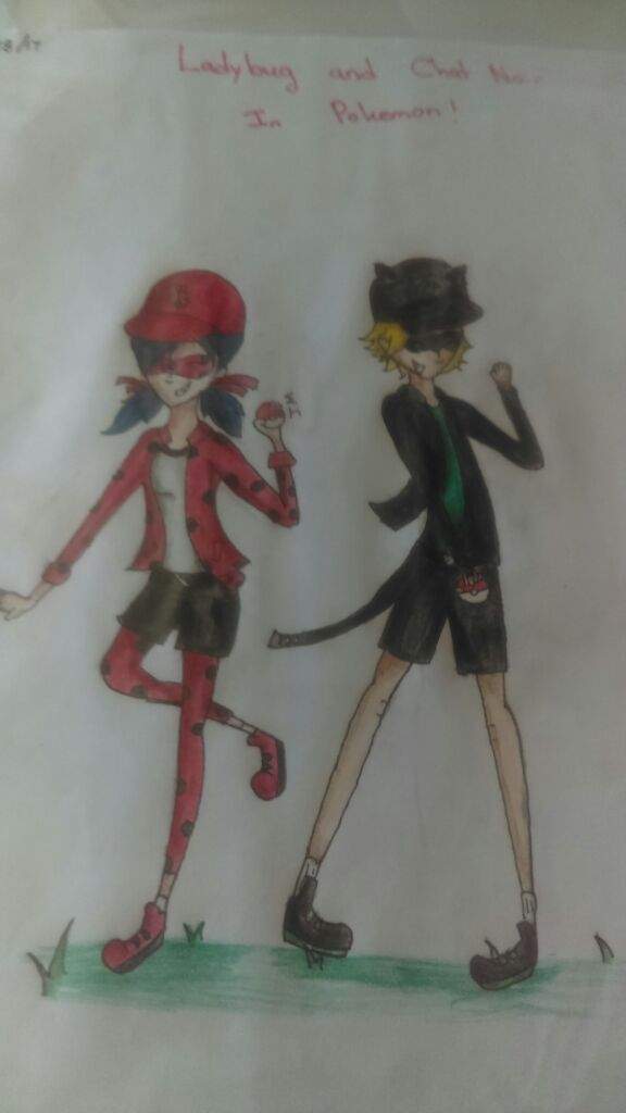 Ladybug And Chat Noir As Pokemon Trainers Miraculous Amino