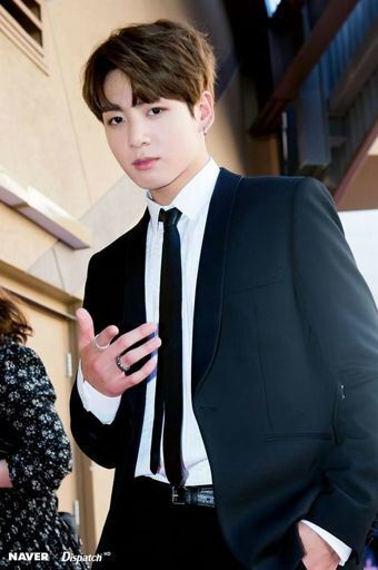 Jungkook with black suit | K-Pop Amino