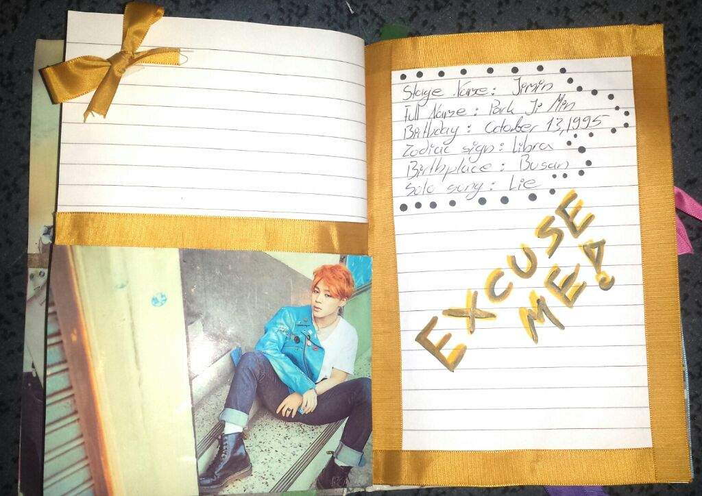 Self made Kpop Profile Book Pt.1(BTS) | K-Pop Amino