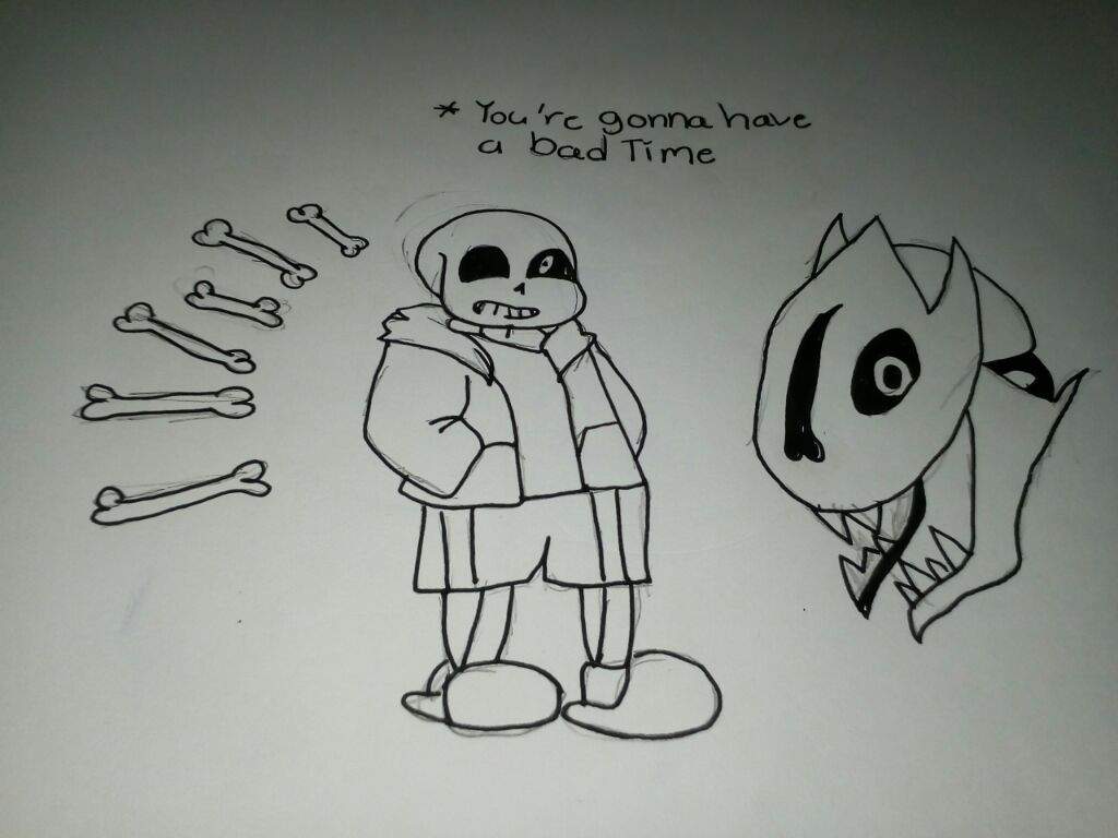 dibujo de sans | Undertale Español Amino