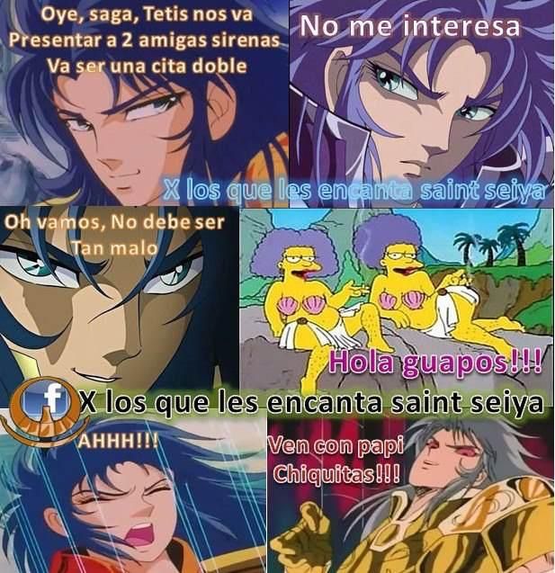 Memes de saint seiya 2 :v | •Animes Island• Amino