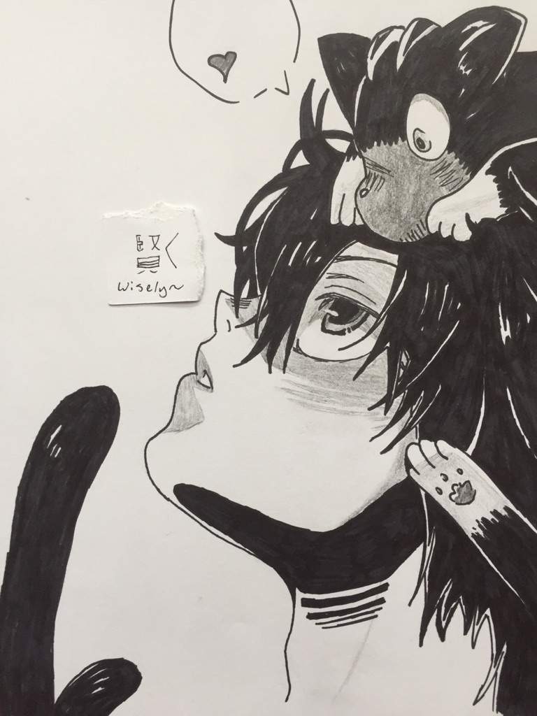 Rin Okumura || Black and White | Anime Amino