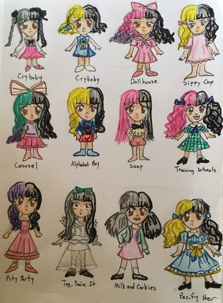 Melanie Martinez Chibis | Crybabies Amino