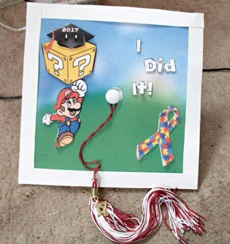 My Mario Themed Graduation Cap Mario Amino