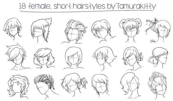 Hairstyles Drawing Reference