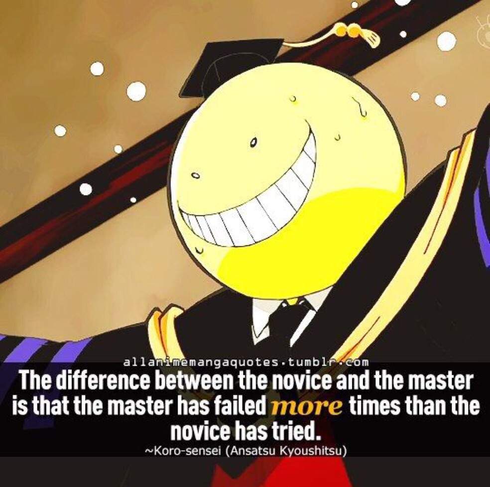 Koro-sensei and Failure | Anime Amino