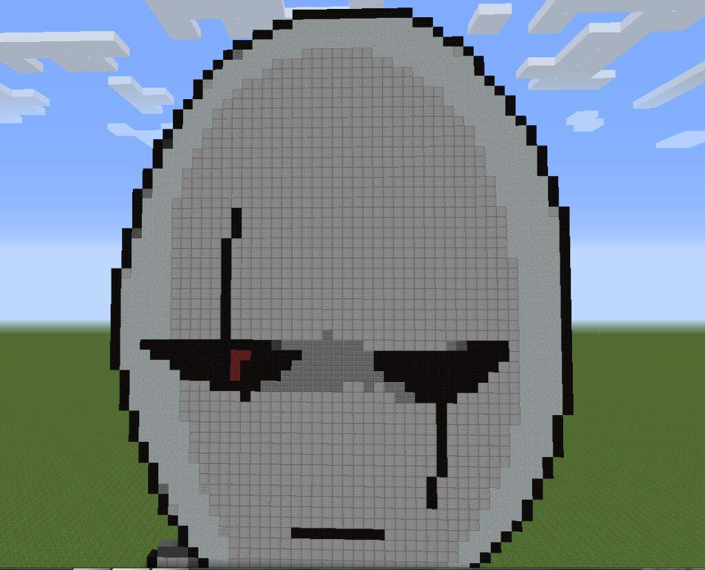 Undertale Pixel Art Grid Gaster - Pixel Art Grid Gallery