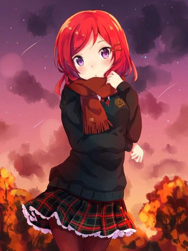 Anime character red hair
