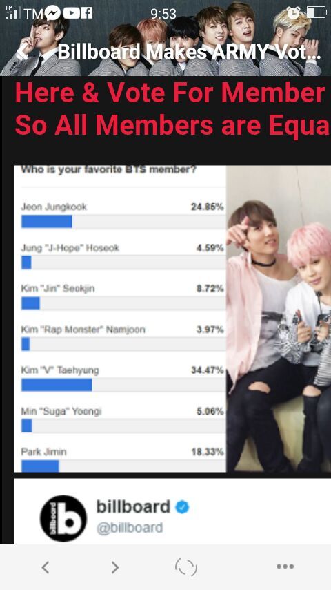 bts vote billboard - vote for bts