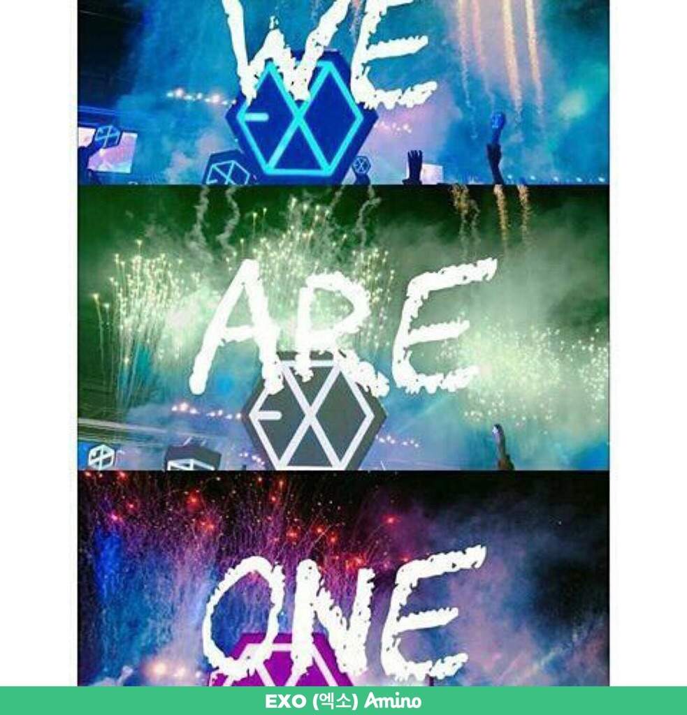 We Are One Saranghaja Exo Fighting Exo L S Amino