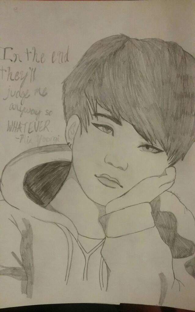 My Min Yoongi Drawing | K-Pop Amino