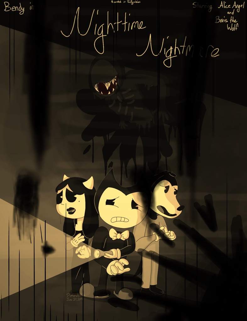 A Nighttime Nightmare Bendy And The Ink Machine Amino