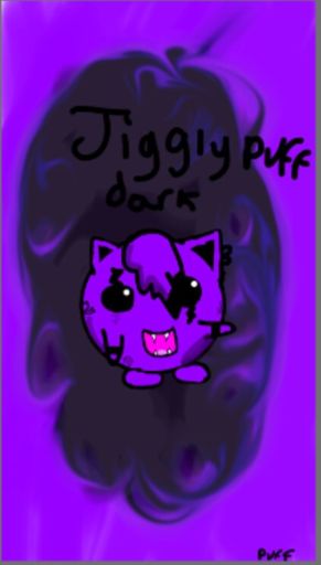 Dark type jigglypuff | Pokémon Go: Art Amino