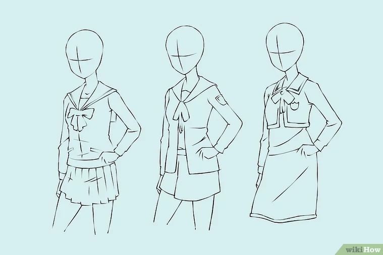 Tutorial - how to draw a basic anime girl | Kemonomimi, Starships ...