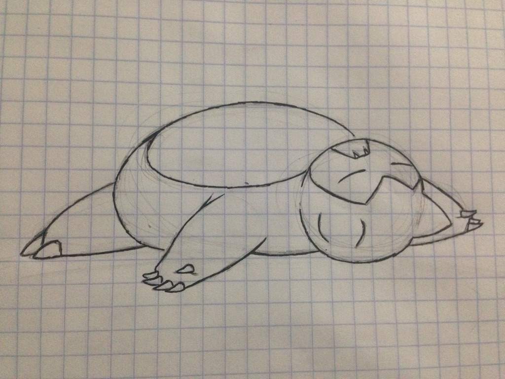 Dibujos Para Colorear Pokemon Snorlax - Para Colorear