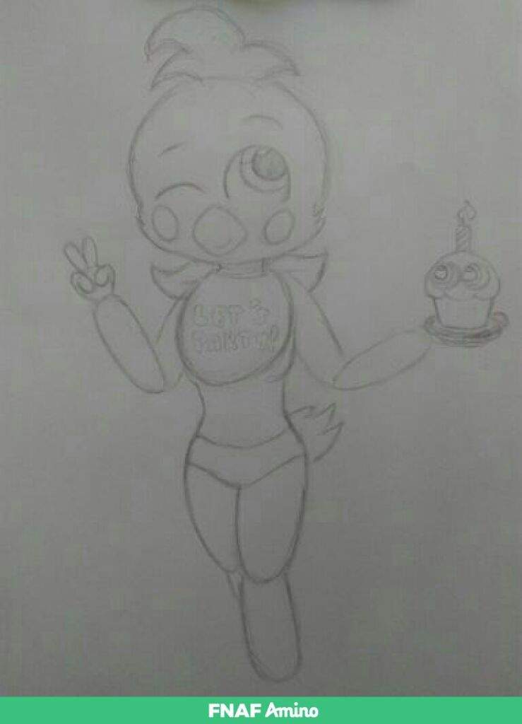 Meu Desenho Da Toy Chica Edições Five Nights At Freddys Ptbr Amino 0149