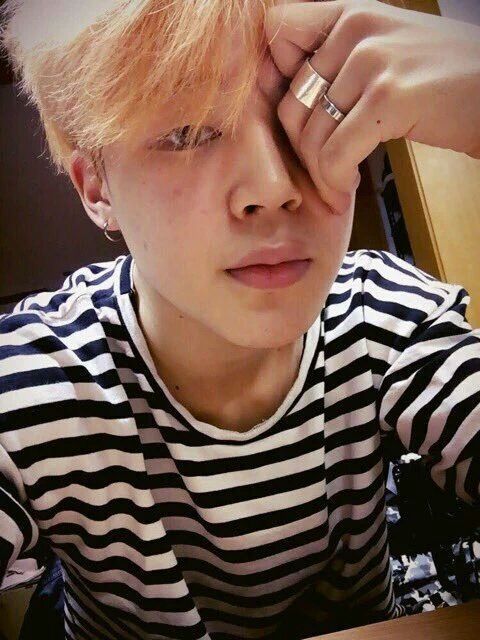 jimin striped t shirt